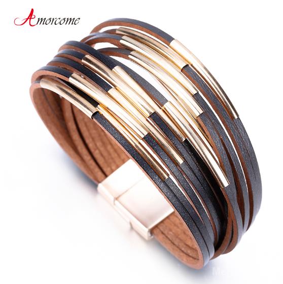 Amorcome - один из лучших магазинов кожаных браслетов на Алиэкспресс